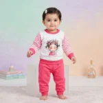 Girls' Millionaire Graphic Sweatshirt & Jogger Set - Pink