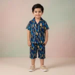 Boys' Math Genius Shirt & Shorts Set - Blue