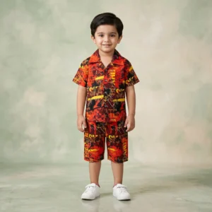 Boys' Graffiti Shirt & Shorts Set