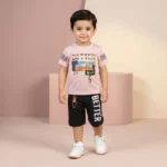 Boys' Better Graphic Tee & Shorts Set - Pink