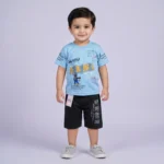 Boys' Survival Graphic Tee & Shorts Set - Blue