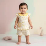 Girls' Bunny Top & Bloomers Set - Yellow