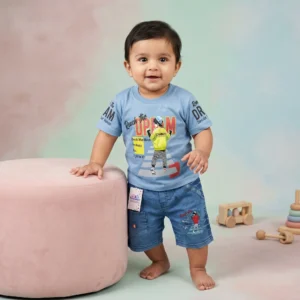 Boys' Reach the Dream Tee & Denim Shorts Set