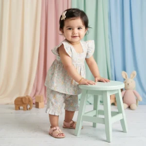 Baby Girls' Bunny Tunic & Bloomers Set