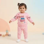 Baby Girls' Super Cool Sweatshirt & Jogger Set - Pink