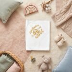 Baby Hooded Swaddle Blanket - White