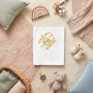 Baby Hooded Swaddle Blanket